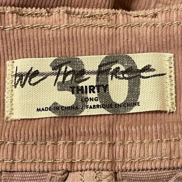 WE THE FREE NWOT Joanie Cord Skirt in Pink Rose - Picture 8 of 10